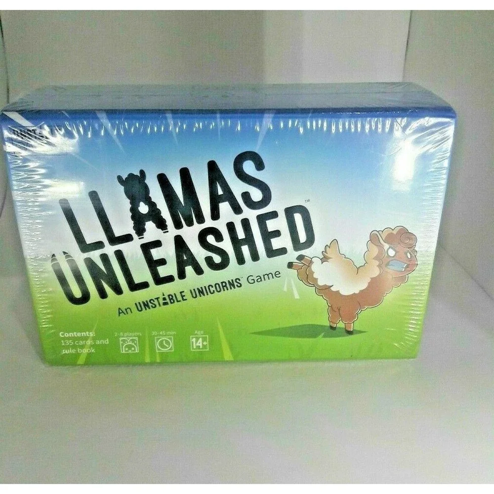 Llamas Unleashed - Card game from Unstable Unicorns New Sealed